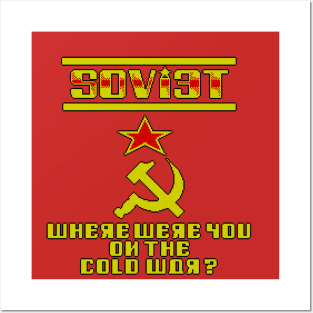 Soviet Cold War 8 Bit Posters and Art